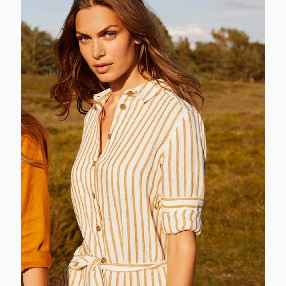 Linen Long Sleeve Part Two Copenhagen Dress 6
